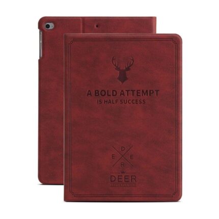 Robustrion Smart Stand Case Cover for Apple iPad 10.2 inch 9th Gen 2021 Cover 8th Gen 2020 7th Gen 2019 Generation- Deer Vine Red
