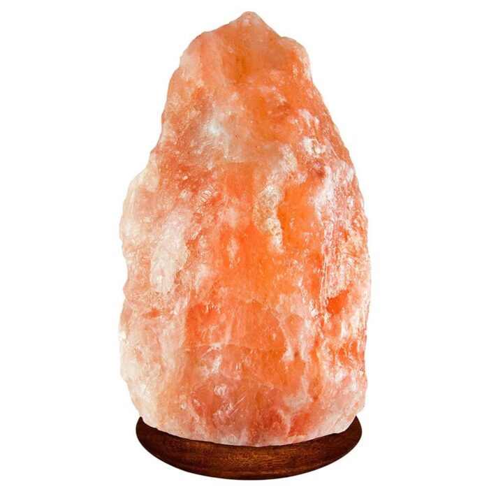 Rock Salt Lamp || Natural Air Purifier || Natural Himalayan Salt Lamp || Vedic Vastu Product || Organic Pink Rock Salt Table Lamp Electric- Vastu Remedies Pack of 1 (Natural 2-3kg)