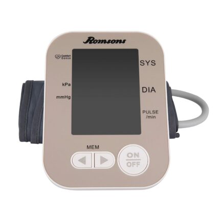 Romsons BPX Plus - Fully Automatic Digital Blood Pressure BP Monitor, Upper Arm BP Checking Machine for Accurate Measurement