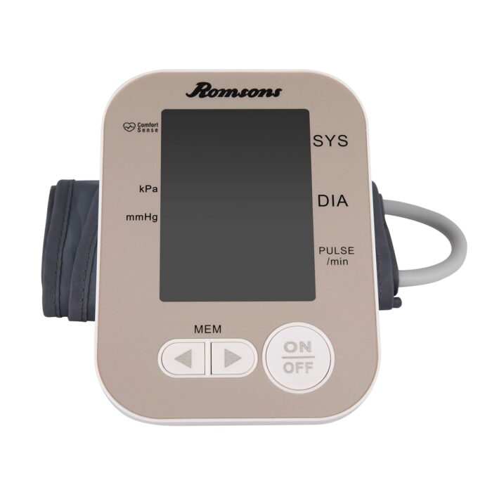 Romsons BPX Plus - Fully Automatic Digital Blood Pressure BP Monitor, Upper Arm BP Checking Machine for Accurate Measurement