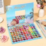 Roslet 99 Color Eye shadow Palette Natural Nude and Neon Combination