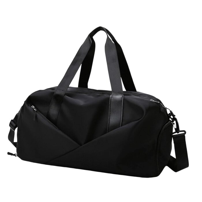 SAZ DEKOR Travel Duffel Bag Luggage Bag Large Overnight Weekender Bag for Yoga Fishing Black Large