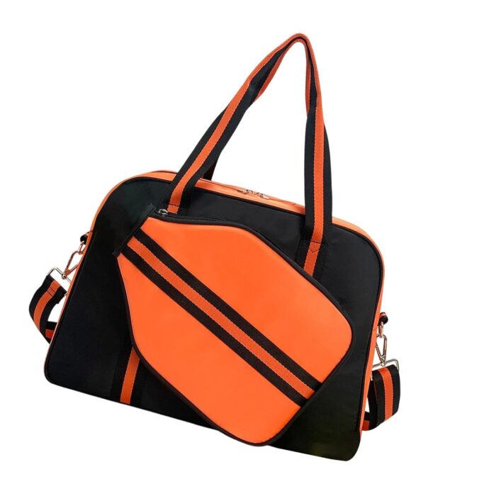 SECRET DESIRE Creations Pickleball Bag Racket Duffel Tennis Racket Bag Fitness Sport Pickle Ball Bag Orange