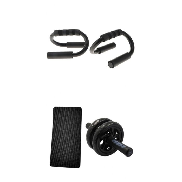 SECRET DESIRE Creations Steel Push up Bars Chest Muscle Pushup Stands Abs Wheel Roller Trainer Gear