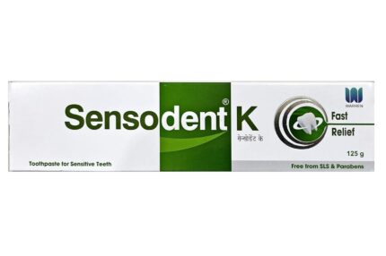 SENSODENT k Toothpaste for Sensitive Teeth 125 g - Free From SLS & Parabens