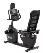 SPIRIT Fitness Unisex Metal XBR55 Recumbent Bike, Black & Silver