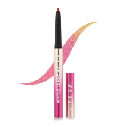 SWISS BEAUTY Holographic Shimmery Pencil Eyeliner | Waterproof, Smudge Proof, Long Lasting Eyeliner With Easy Application | Shade- Meteor, 0.2G, Assorted