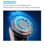 Sanmark Ultrasound Face Lift Machine With Led Light Therapy Ems Photon Face Body Massager For Wrinkle Remover, Skin Lifting and Facial Massage, Relaxation and Skin Tightening Tool