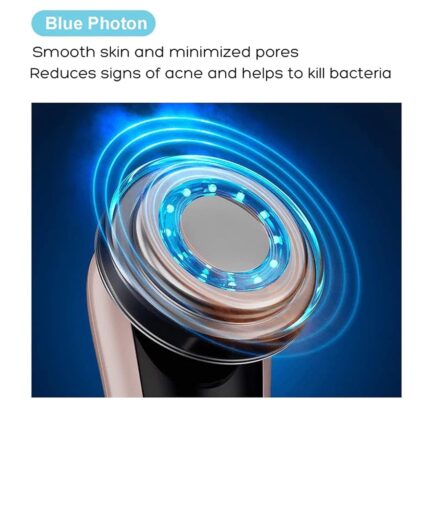 Sanmark Ultrasound Face Lift Machine With Led Light Therapy Ems Photon Face Body Massager For Wrinkle Remover, Skin Lifting and Facial Massage, Relaxation and Skin Tightening Tool