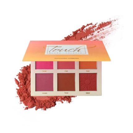 Scheibe x Imagic Professional Cosmetic Touch Blush Palette, 6 Colors