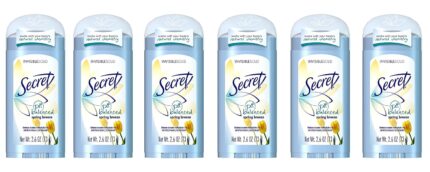 Secret Original Spring Breeze Scent Women's Invisible Solid Ph Balanced Antiperspirant & Deodorant 2.6 Oz (Pack of 6)