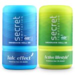 Secret Temptation Active Lifestyle and Talc Effect Roll-On for Women|Aluminium Free|Antiperspirant Roll On|Deodorant Roll On, Pack of 2 (50ml each)