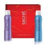 Secret Temptation Gift Box with Paly and Romance Deodorant for Women, Pack of 2 (150ml each)