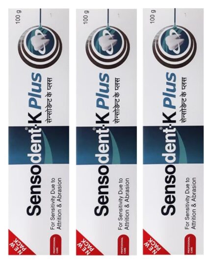 Sensodent-K Plus Toothpaste 100gm Pack Of 3