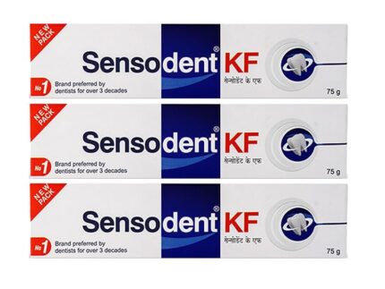 Sensodent KF Toothpaste - 75gm Pack Of 3