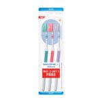 Sensodyne Adult Multicare Manual Toothbrush - Flexible Neck For Soft & Gentle Cleaning - Multipack (2+1)