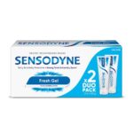 Sensodyne Toothpaste Fresh Gel, Sensitive tooth paste for daily sensitivity protection, 2 X 125gm Duo Pack