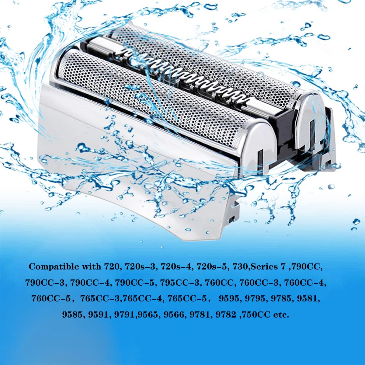 Series 7 Electric Shaver Replacement Head 70S Compatible with Electric Razors 790cc, 760cc, 7850cc, 7865cc, 7880cc, 7893s, 740s