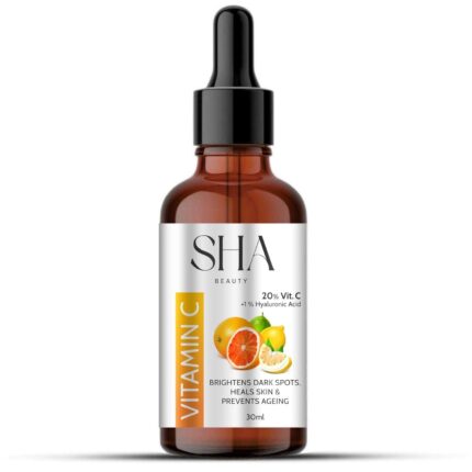 Sha Beauty Vitamin C Hyaluronic Serum for Natural Glowing Beauty & Intense Hydration