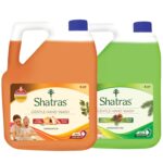 Shatras Handwash Liquid Refill Can - Refresh Pine & Sandalwood | pH Balanced | Soothes & Hydrates Skin | Antibacterial 99.9% Germ-Protect | Soft On Hands (Pack Of - 2, 5L each)