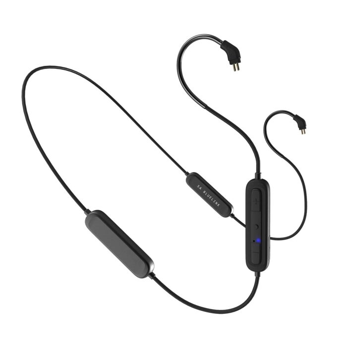 Signature Acoustics BlueLink Bluetooth 5.0 Bridge for Modular Earphones. 0.75/0.78mm 2pin Cable, QCC3034 Chipset, Upto 24hrs, aptX HD, Low Latency