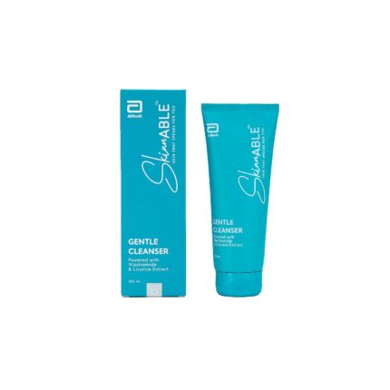 Skinnable Abbott Gentle Cleanser With Niacinamide, Licorice Glycolic Extract, Glycerin, Glyceryl Laurate, Lactic Acid, Ph Balanced, Paraben Free, Soap Free, Anti-Acne Facewash For Women & Men 100Ml