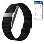 Smart Health Wristband, Health Fitness Tracker Screenless, Wearable Health Multiple Sports Mode, Automatic Monitoring with Pedometer/Sleep/Stress/Calories, IP68 Waterproof Free APP for Women Men Black