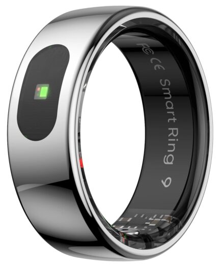 Smart Ring for Men Women Smart Ring Men Temperature Heart Rate Monitor Sleep Tracker Call/SNS Notification Fitness Tracker Gesture Control Pedometer Calories Step Counter Compatible with iOS Android