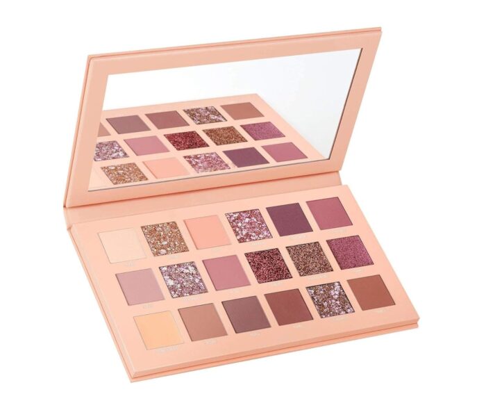 Spanking Nude 18 Shades Eyeshadow Palette (Multicolour), Metallic, Shimmery, Satin & Matte Finish