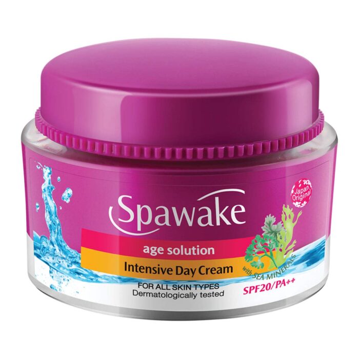 Spawake Anti Aging Face cream, Age Solution Intensive Day Cream, with SPF 20 PA++, 50g