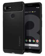 Spigen Rugged Armor for Google Pixel 3 Case, Pixel 3 Back Cover - Matte Black