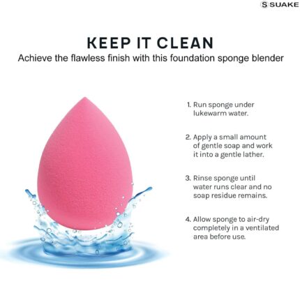 Sponge for face cleaning, Blending Puff for Flawles Makeup, Beauty Blender for Liquid Foundation, Cream, Powder, Wet & Dry Makeup Applicator for Girls & Women (Multicolor) pack of (6pcs)