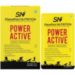 Steadfast Nutrition Power Active | Whey Concentrate, Beginners & MuscleGrowth | Essential Vitamins & Minerals |35g per Sachet| Chocolate (Pack of 6 Sachets)