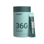 Supply6 360 Ultimate Health Powder for Women & Men | Comprehensive Daily Supplement with 63+Vitamins, Minerals, Probiotics, and Superfoods | Supports Gut Health, Energy, Immunity (15 Servings)