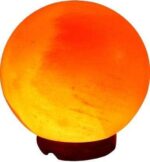 Sweet Energy Himalayan Salt Lamp is Hand Crafted from 100% Natural Himalayan Crystal Rock Salt Hollowed 3-4 Kg (Globe, Pack of 1