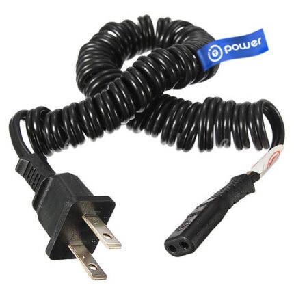 T-Power (TM) for Philips Norelco , Remington , Grundig , Braun , Eltron Shaver Power Lead Electric Shavers Razors Cable Universal Shaver Cord, Coiled