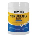 TATA 1mg Skin Collagen Builder | Collagen Supplement for Women & Men | Supports Skin Hydration & Elasticity | With Pomegranate, Bamboo Shoot & Vitamin C for Youthful Glow | Sugar-Free | 250g