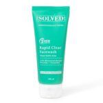 THE SOLVED SKIN India's 1st Dermatologically Tested Acnewash With Patented Micronized Benzoyl Peroxide. Kills 99% Acne Causing Bacteria, & Calms Inflamed Pimples in 4 Days. Normal to Oily Skin. 100ml