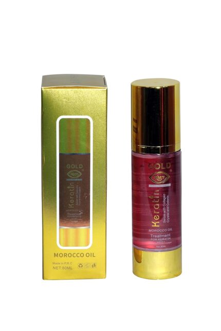 TMTKeratin Gold Serum | Morocco Oil | Treatment For Keratin | Premium Gold Keratin Serum | Serum with Collagen, Crystal and Colorin | For Men & Women | 80ml