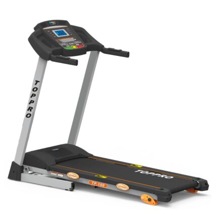 TOPPRO FITNESS Motorized Treadmill TP-100 |Treadmill for Home USE|Heavy Duty Treadmill |Treadmill with 3 level MANUAL Incline |Treadmill DC Motor|German Designed |TAIWAN CERTIFIED |IMPORTED