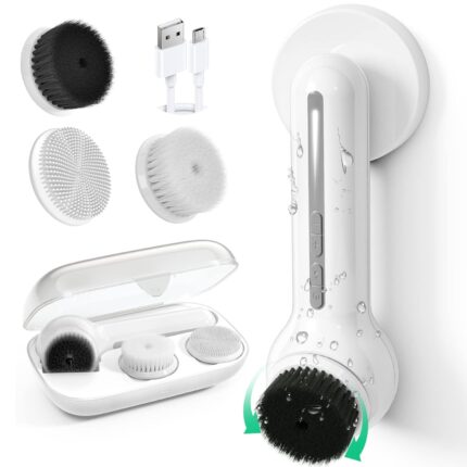 TOUCHBeauty Facial Cleansing Brush with case, Electric Face Brush, Rechargeable Facial Brush, Electric Face Cleansing Brush with 6 Speed Modes TB-1766A