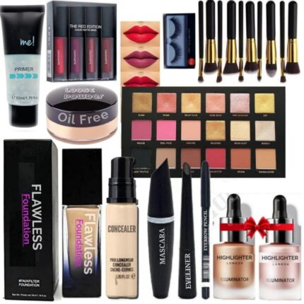 TRENDEE HUDA HD Professional Makeup Combo Kit For Women & Girls All Products In 1 Box For girls and women. ALL SKIN TONE (Set of 13)