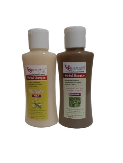 Tejaswini Natura Hair Shampoo combo of 2 (Bhringaraj & Amla) 2x100ml (Natural product)