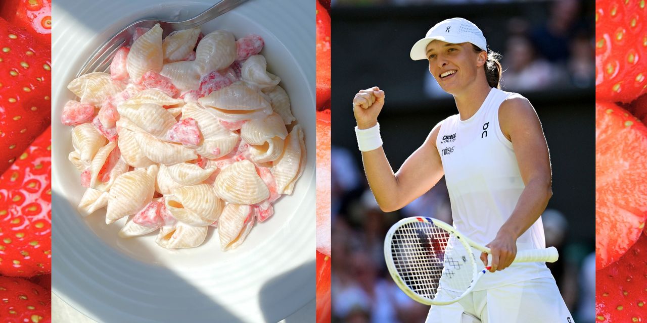 Tennis Star Iga Swiatek Swears By Pasta With Strawberries—Here’s What a Dietitian Thinks