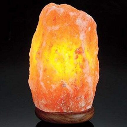 The Green Tribe Himalayan Rock Salt Lamp in Natural Shape (1-2 KG) for Positive Energy, Vastu, Fengshui, Healing, Peace, Harmony, Purification, Best Gifting Option.