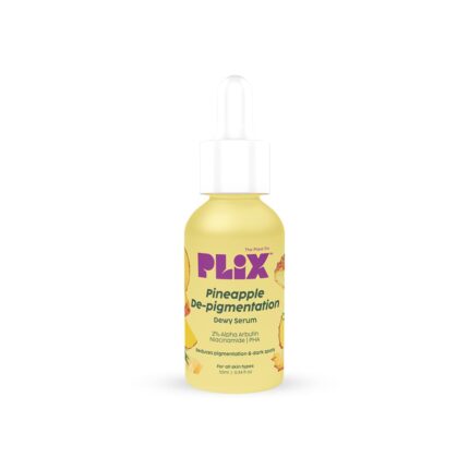 The Plant Fix Plix 2% Alpha Arbutin Pineapple De-Pigmentation Dewy Face Serum for Pigmentation & Dark Spots Removal for Unisex with 10% Niacinamide,5% PHA for All Skin,10ml (Pack of 1)