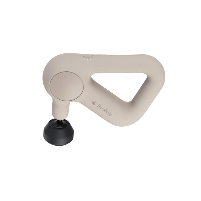 TheraGun Relief Handheld Percussion Massage Gun - Easy-to-Use, Comfortable & Light Personal Massager for Every Day Pain Relief Massage Therapy in Neck, Back, Leg, Shoulder and Body (Sand)