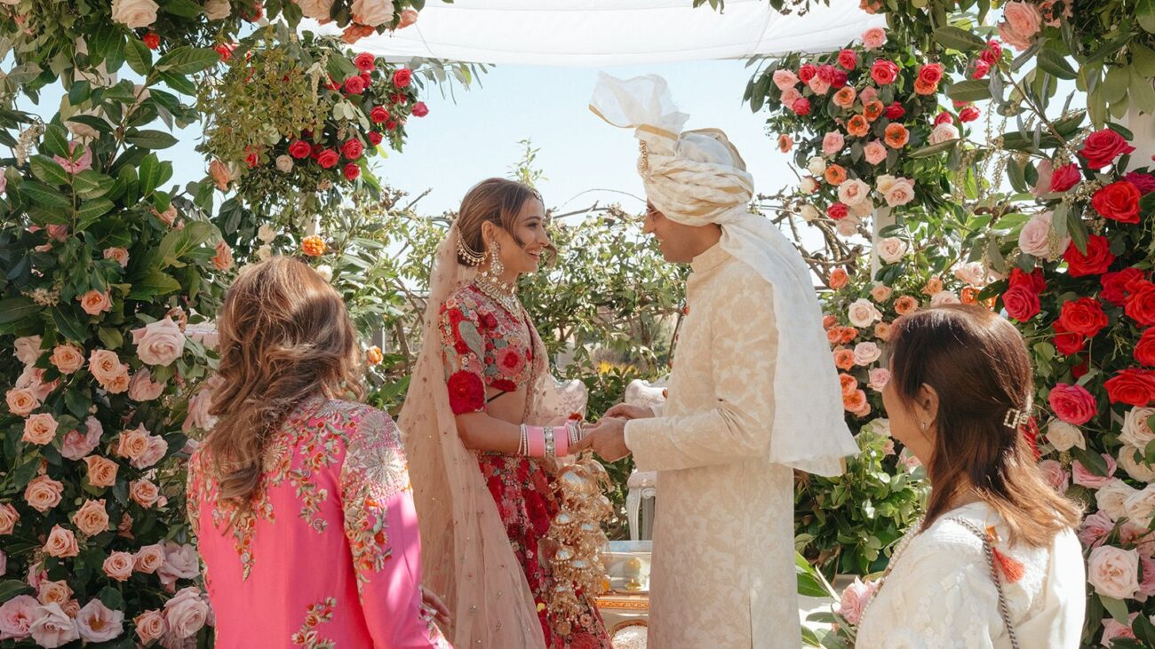This couple’s wedding at a 1,000-year-old Tuscan estate unfolded like a love letter to Italy and India