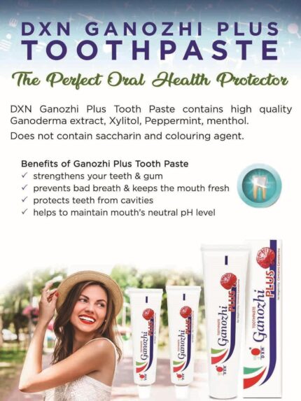 Truly Grow Dxn ganozhi plus toothpaste 75 gms pack of 2