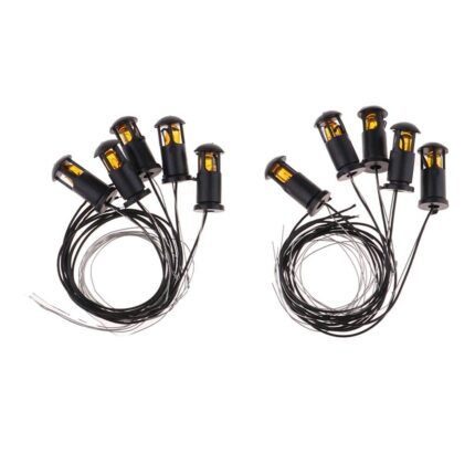 UJEAVETTE® Mini Lawn Landscape Decor Led Light Sand Table Model Decorations -10Pcs